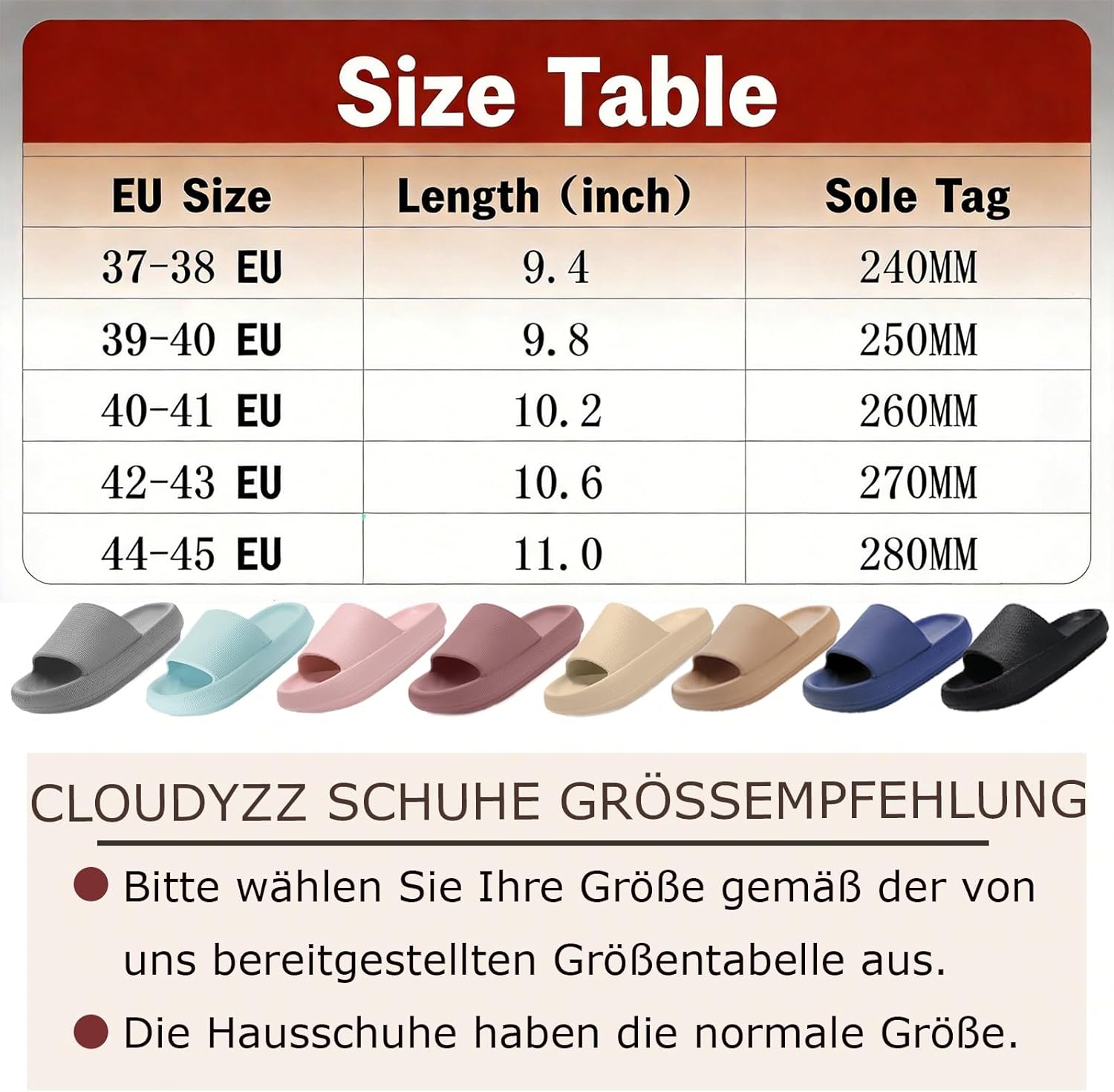 Thumbnail 3 de Misolin Badeschuhe Cozy Cloudyzzz – Original Badeschlappen mit rutschfester, schnell trocknender EVA-Sohle