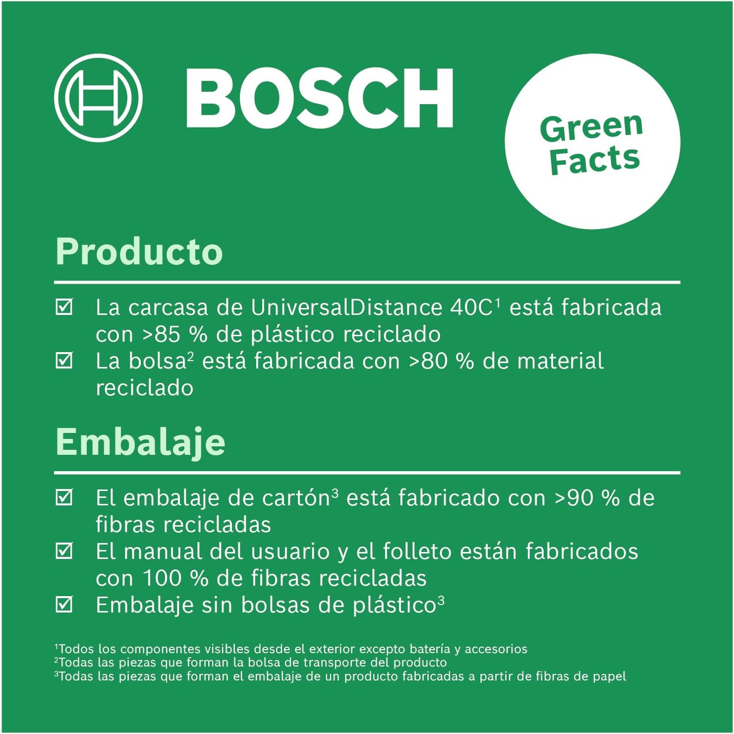 Detalle de Bosch UniversalDistance 40C medidor láser 40 m