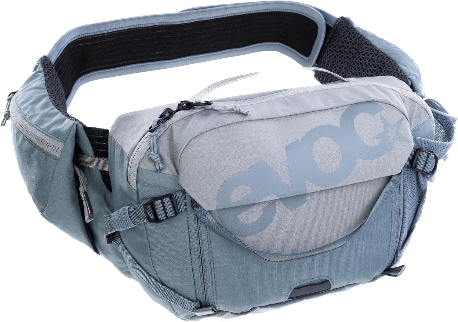 Detalle de EVOC Hip Pack Pro 3 — Sac banane ventral 3 L pour trail et vélo avec système Air Flow Contact