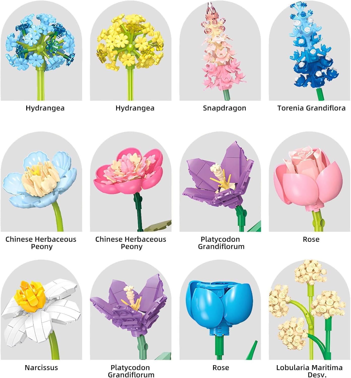 Thumbnail 4 de Bouquet Building Set 880 PCS Botanical Collection