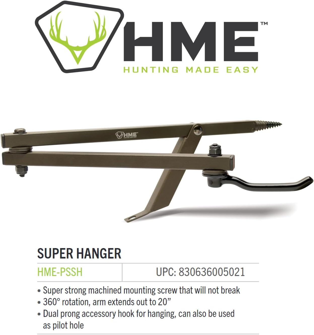 Detalle 2 de HME Bow Hanger PRO Series