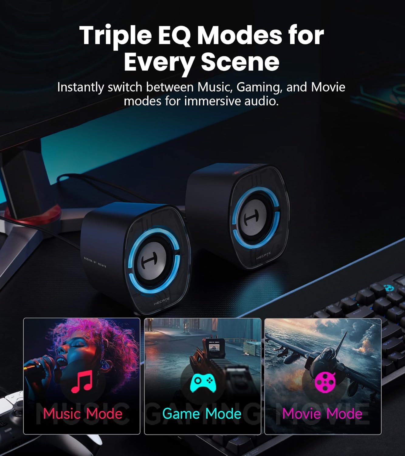 Thumbnail 4 de Edifier G1000 II 4W desktop speakers 📢