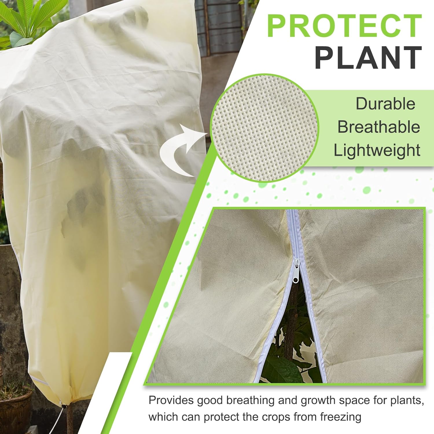 Thumbnail 3 de TOWINGO Funda para Plantas 180 x 120cm 🌳