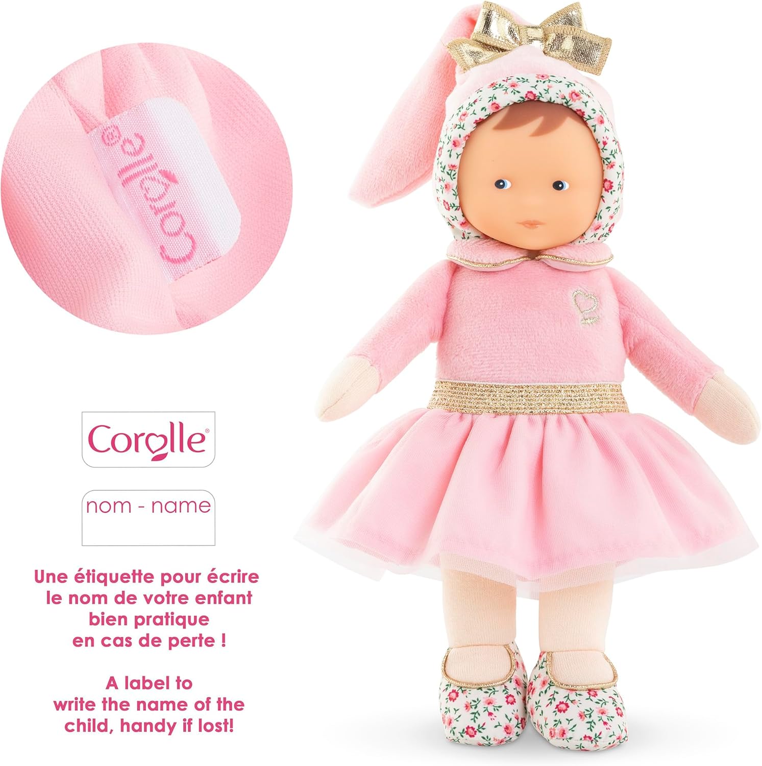 Thumbnail 5 de Corolle Mon Doudou Miss Ballerine Rose Grenadine, 25 cm – Dès la naissance