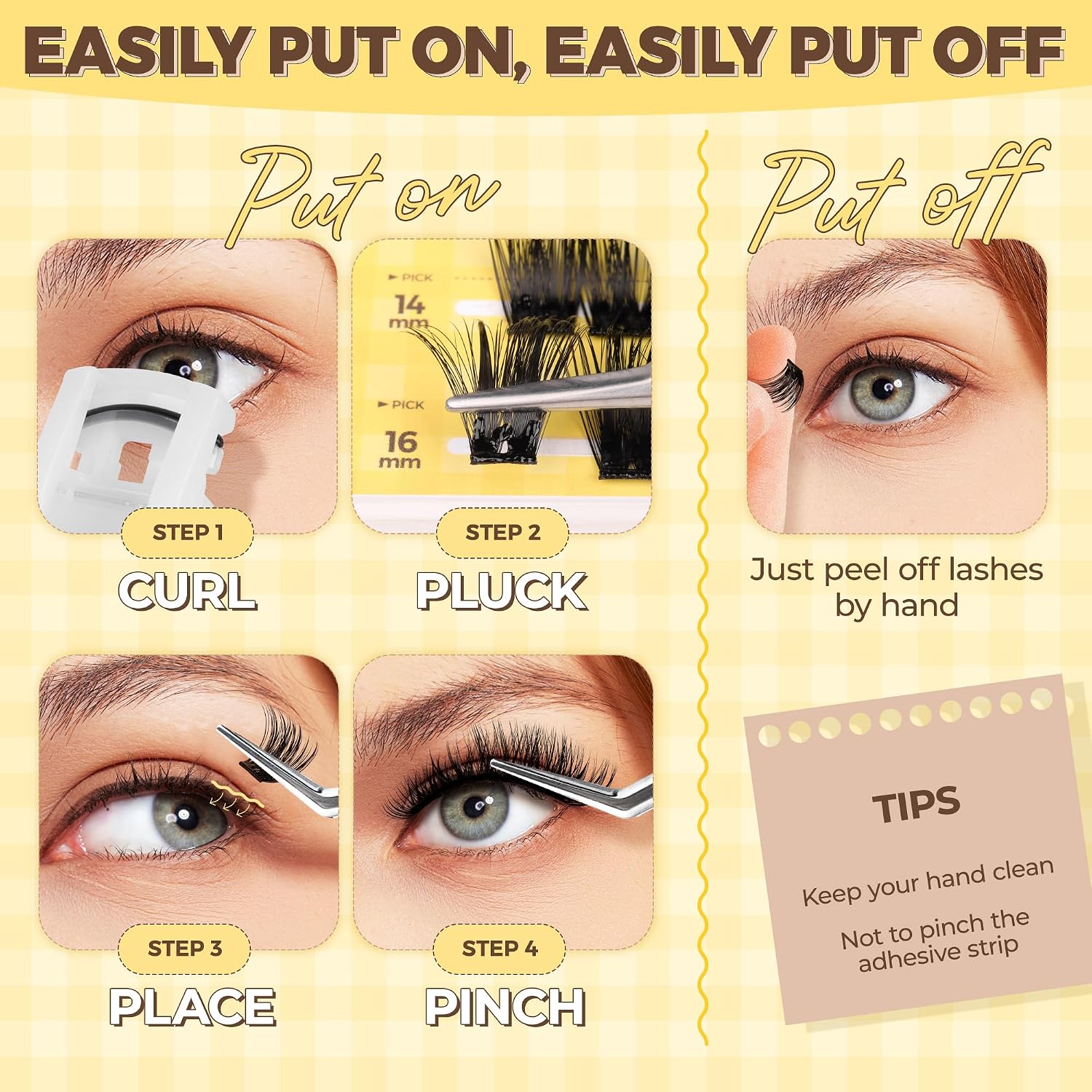 Thumbnail 6 de LASHVIEW Selbstklebende WimpernClusters 10–16 mm DIY