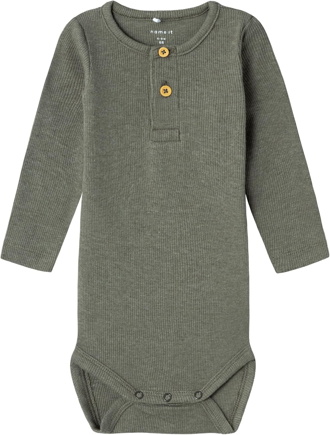 Detalle de NAME IT Baby Jungen Nbmkab Ls Body Noos Langarmbody – 1er Pack