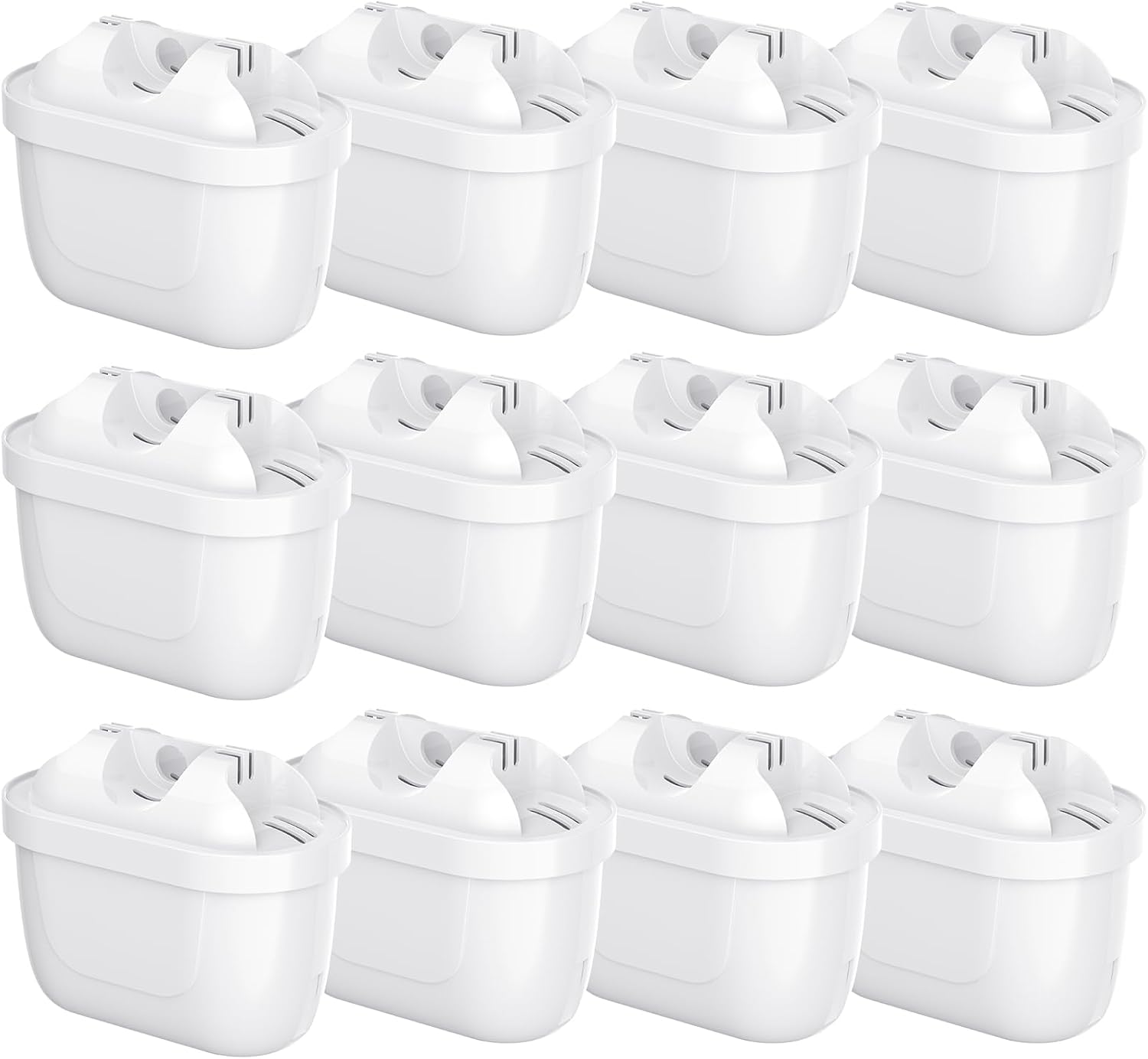 Detalle de VILLAPOOL 12er Pack Wasserfilterkartuschen – kompatibel mit Brita Maxtra+/Marella/Style & Co.