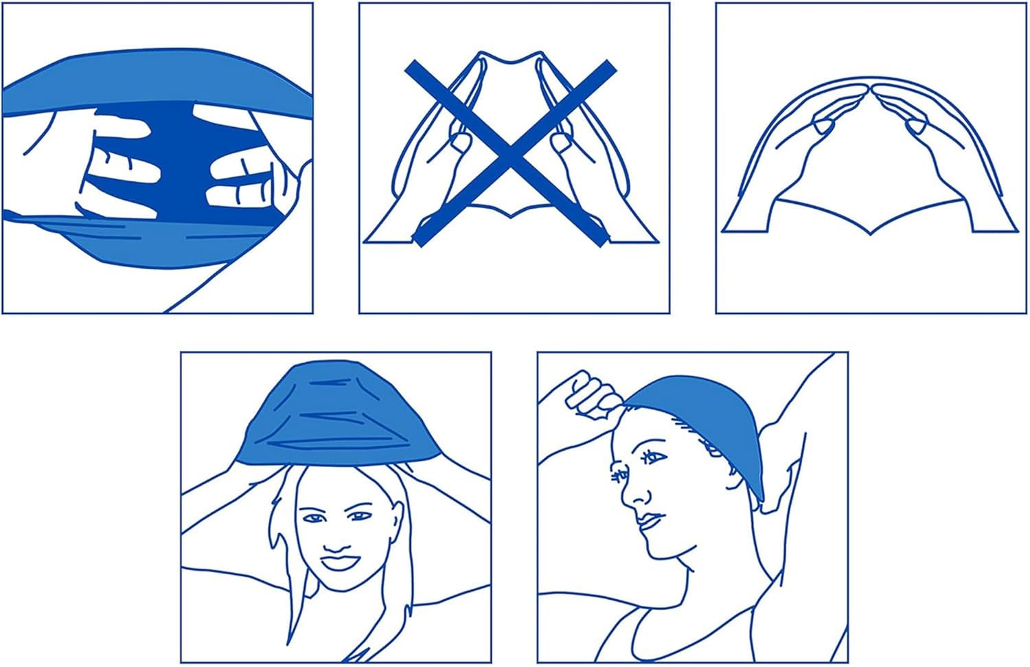 Thumbnail 3 de Zoggs bonnet de bain extensible en silicone – confort et simplicité d’utilisation