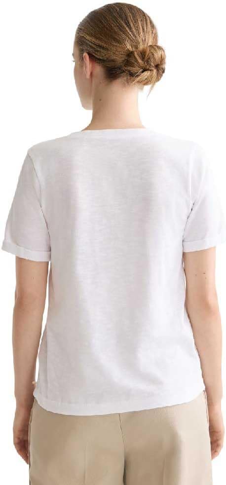 Detalle de Scotch & Soda Slub Chest Artwork T-Shirt Femme