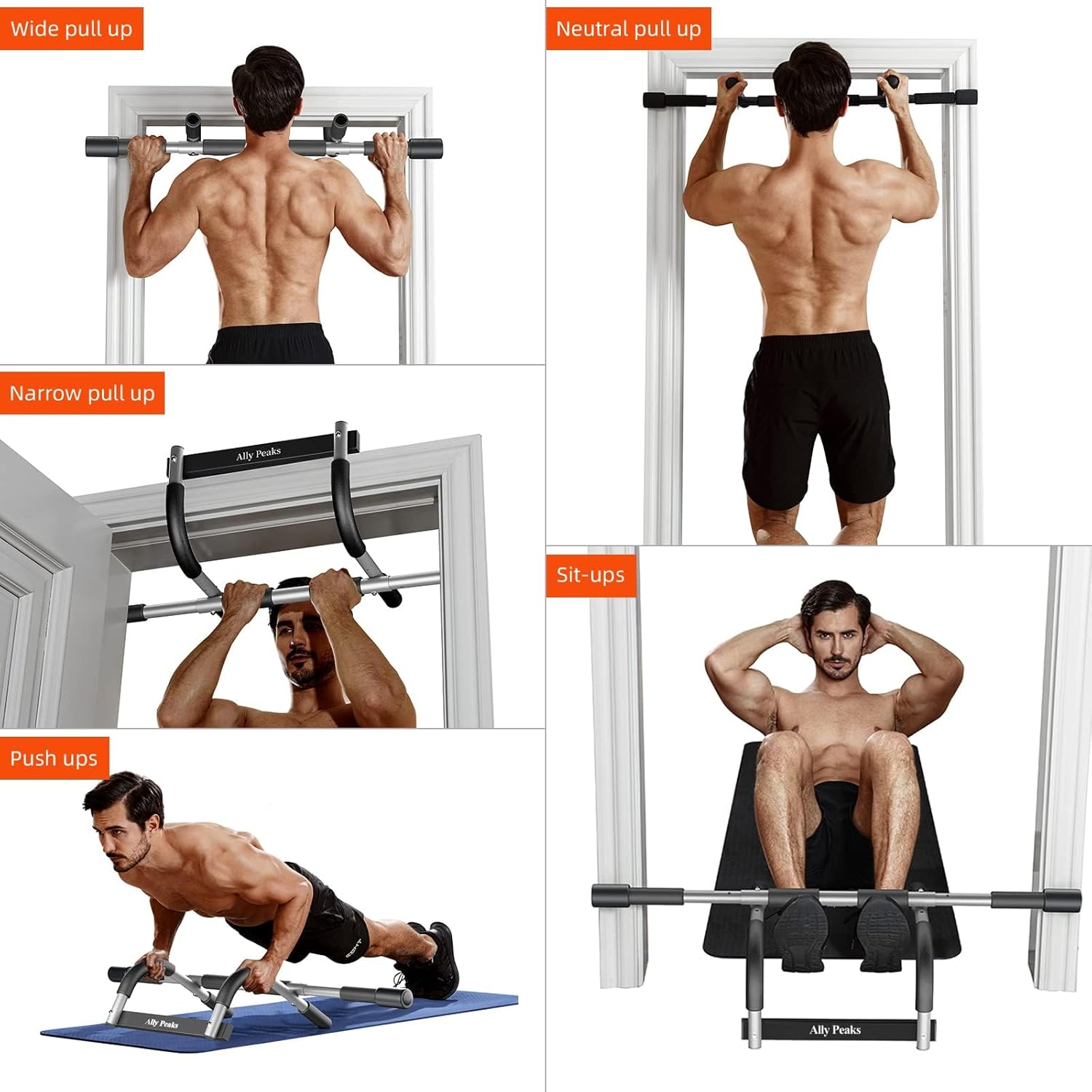 Thumbnail 6 de Ally Peaks Pull Up Bar adjustable width for doorway 💪🏋