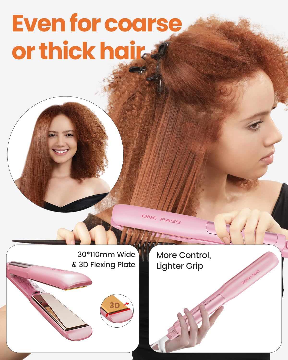 Thumbnail 4 de Faszin Hair Straighteners with Ionic Titanium Plate