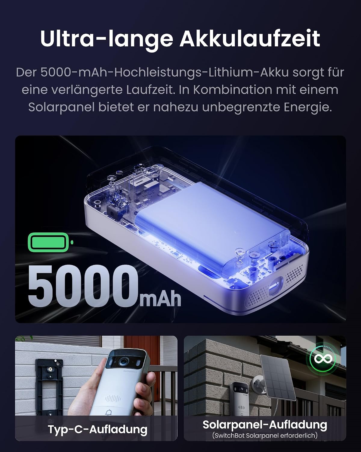 Thumbnail 4 de SwitchBot WLAN Türklingel 4,3 Zoll