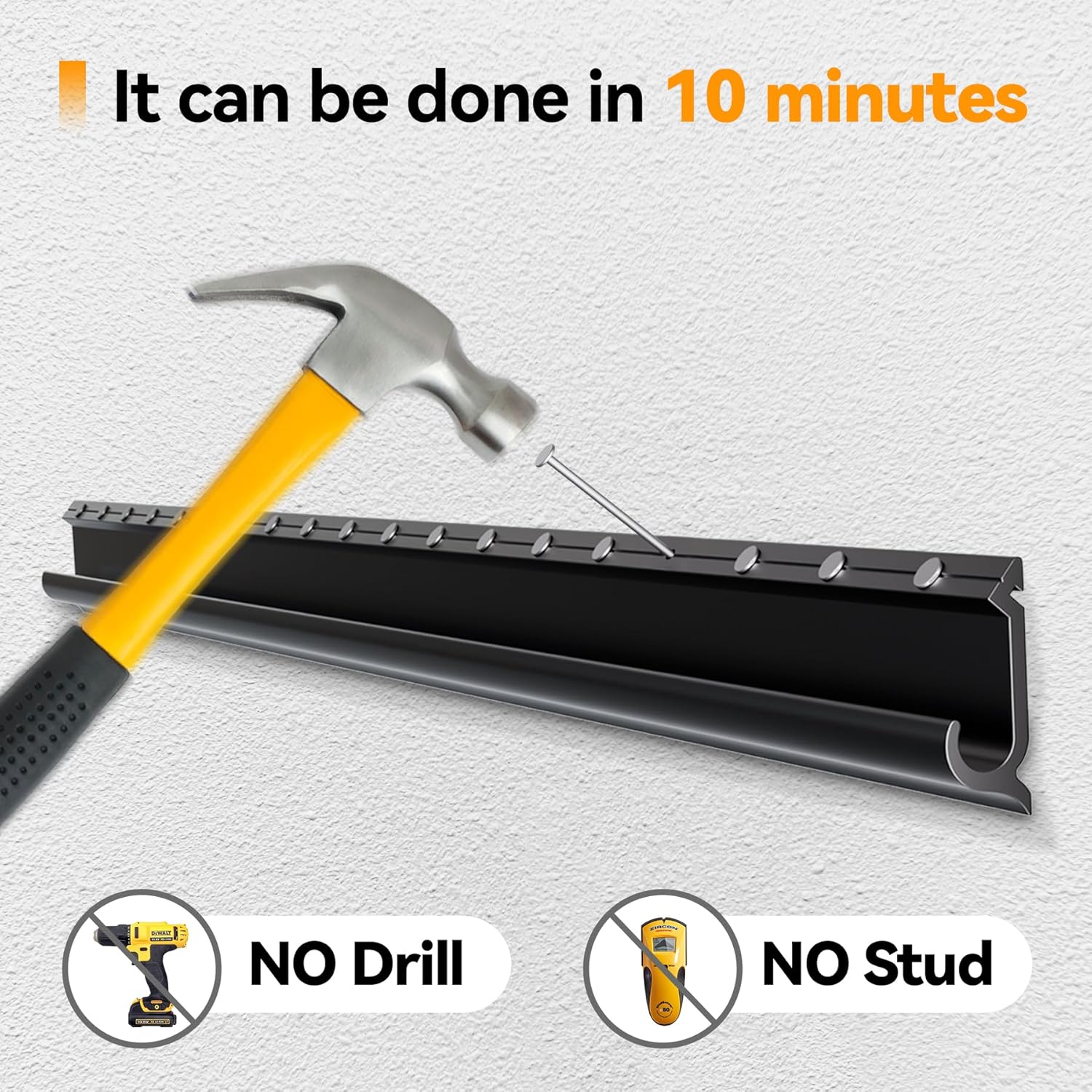 Thumbnail 2 de No Stud TV Wall Mount 12–55 inch, 100 lb