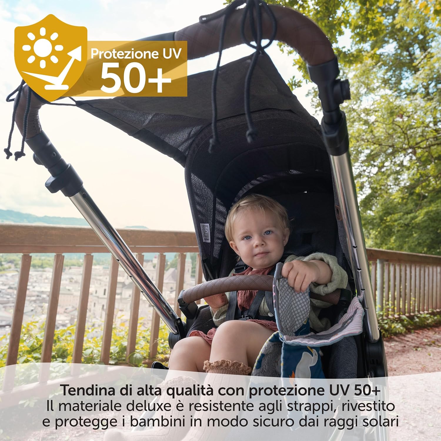 Thumbnail 2 de Zamboo parasole passeggino universale UV50+ grigio