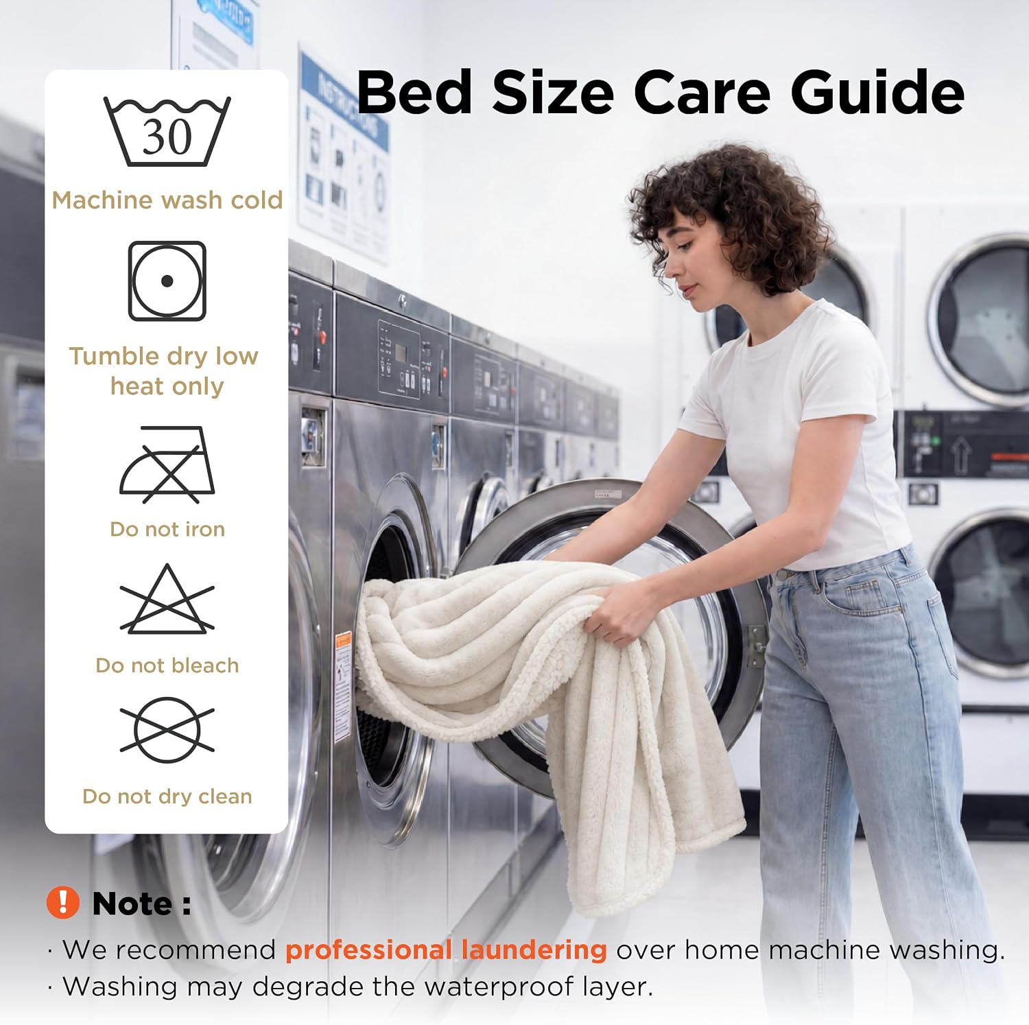 Detalle 1 de Bedsure Waterproof Pet Blanket King