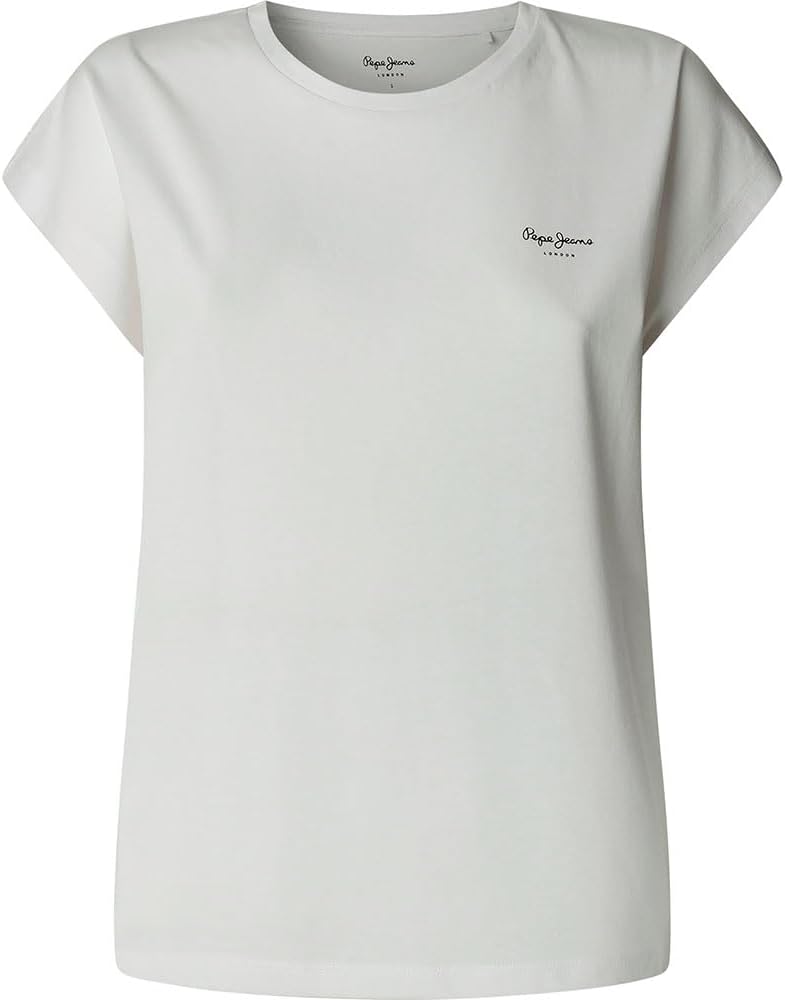 Detalle de Pepe Jeans Blooma T-Shirt Donna – semplicità casual con tocco di stile