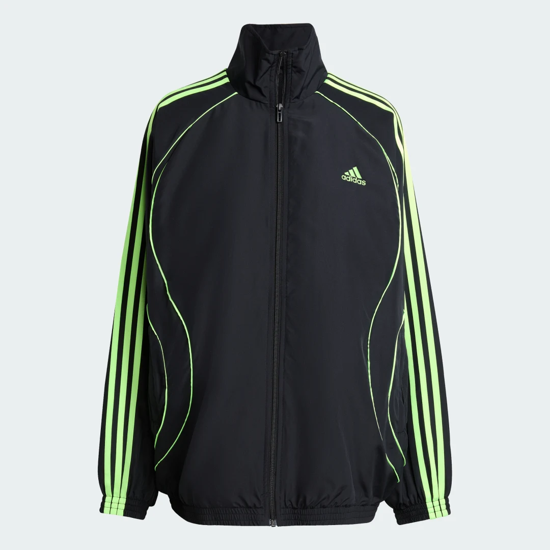 Thumbnail 3 de Chaqueta deportiva holgada Teamgeist Adicolor de Adidas (negra)