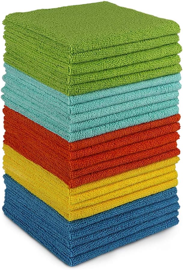 Detalle de AIDEA Lot de 24 chiffons microfibre 30 x 30 cm