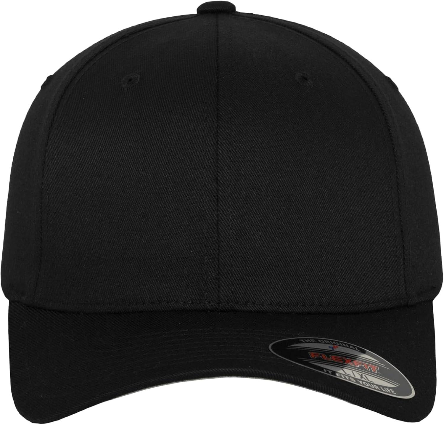 Detalle de Flexfit Wooly Combed 6277 Mütze – Large / XL, blk/blk