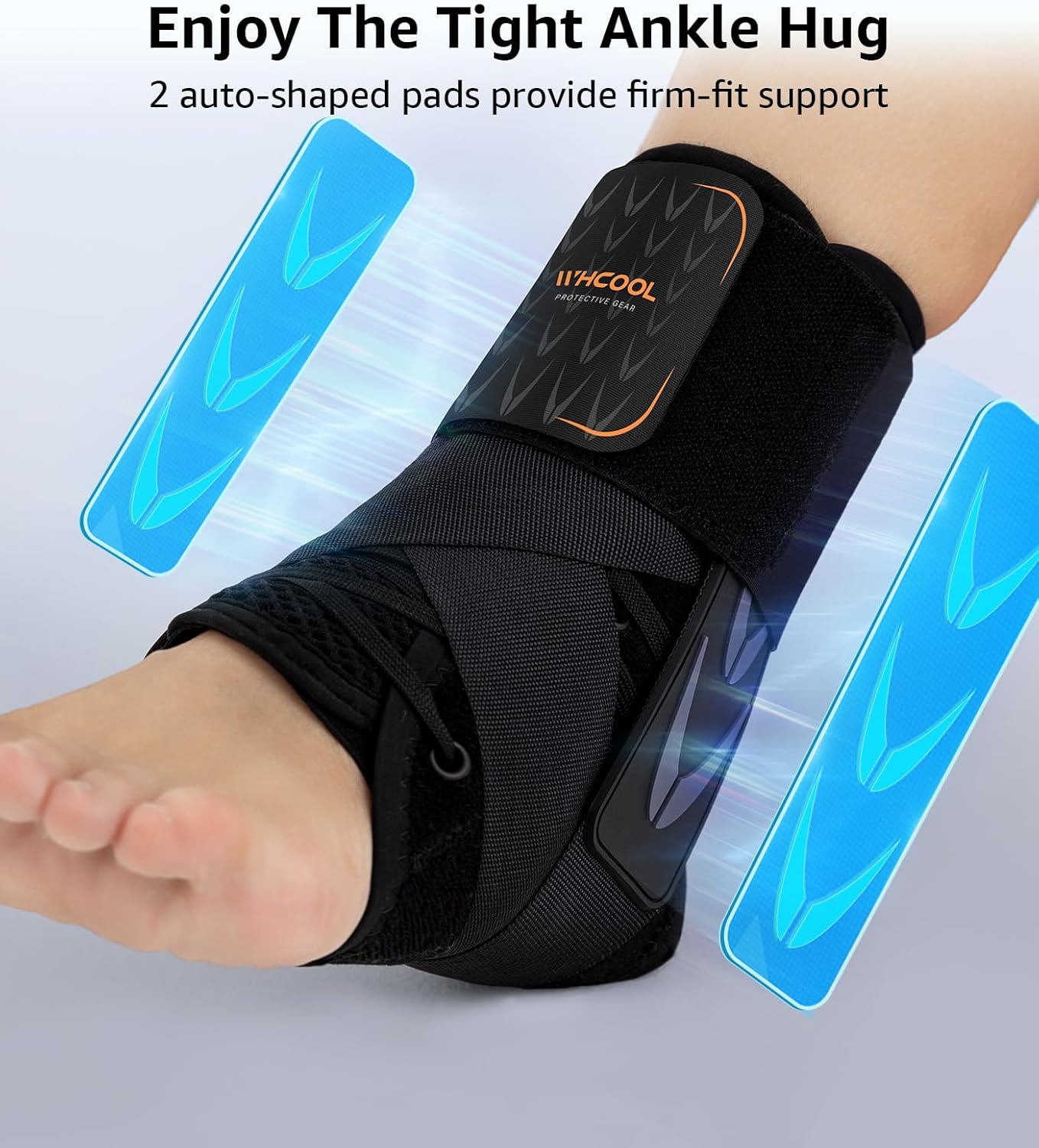 Detalle 2 de WHCOOL Slim-Fit Ankle Brace 12"-13"