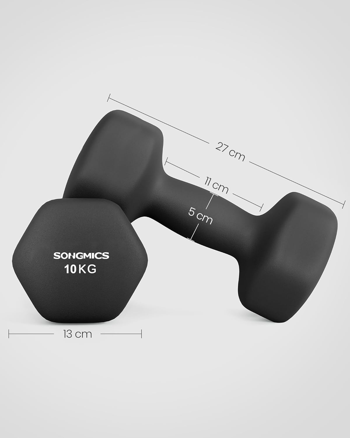 Thumbnail 3 de SONGMICS Hexagon Hanteln 2 Stück