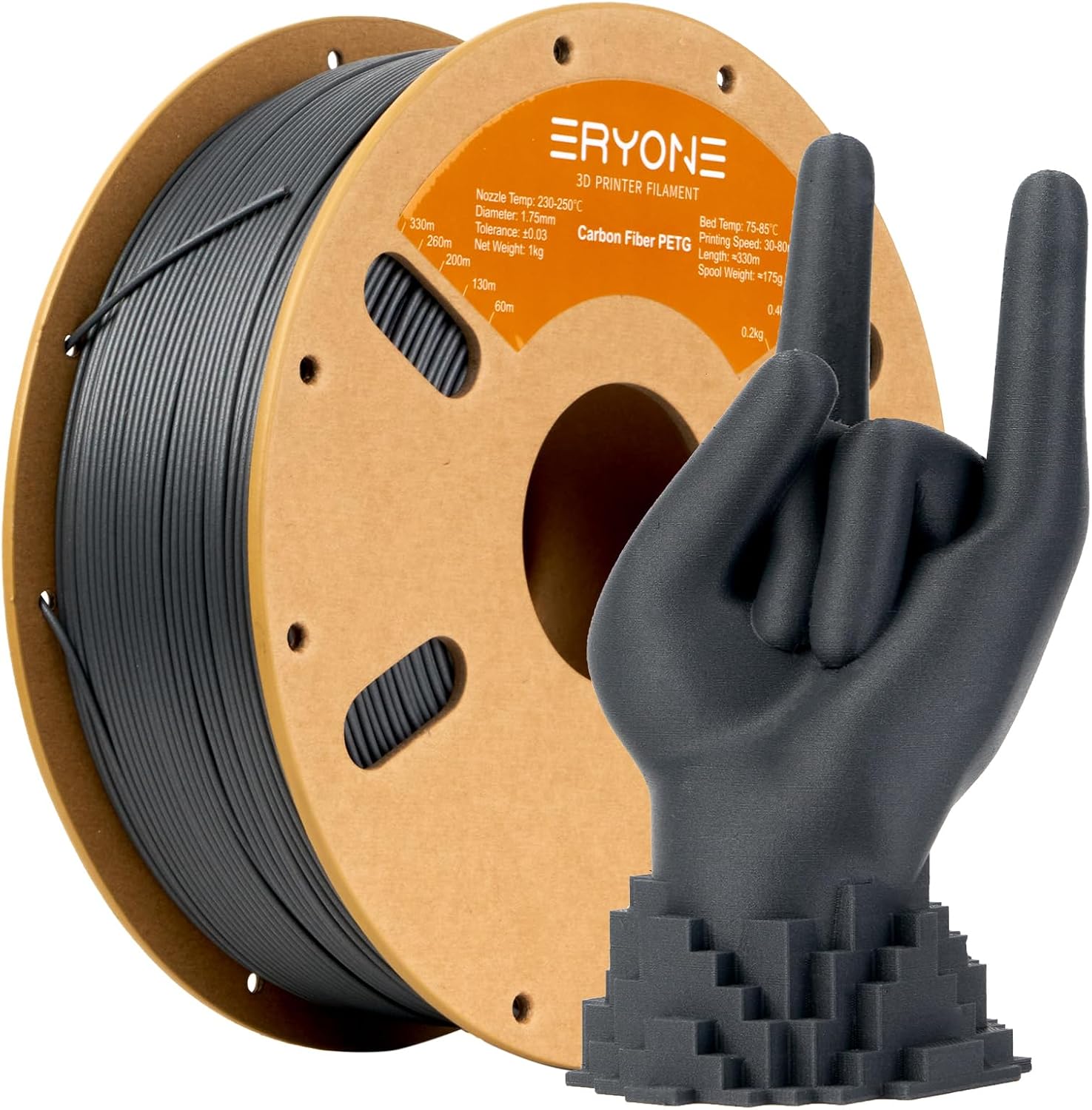 Detalle de ERYONE PETG Carbon Fiber Filament 1kg