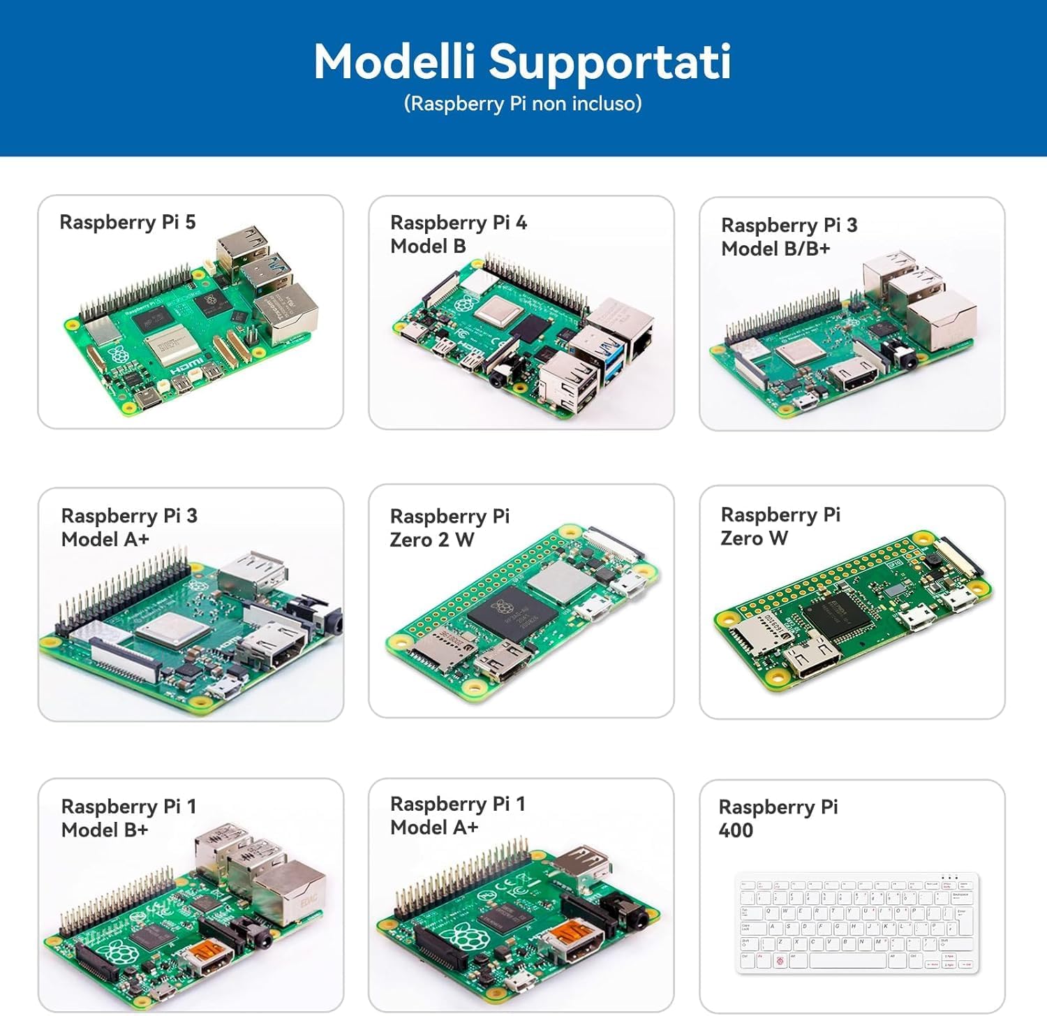Thumbnail 5 de SunFounder Raspberry Pi Ultimate Starter Kit per Raspberry Pi 4B/3B+ con 161 progetti e 337 componenti