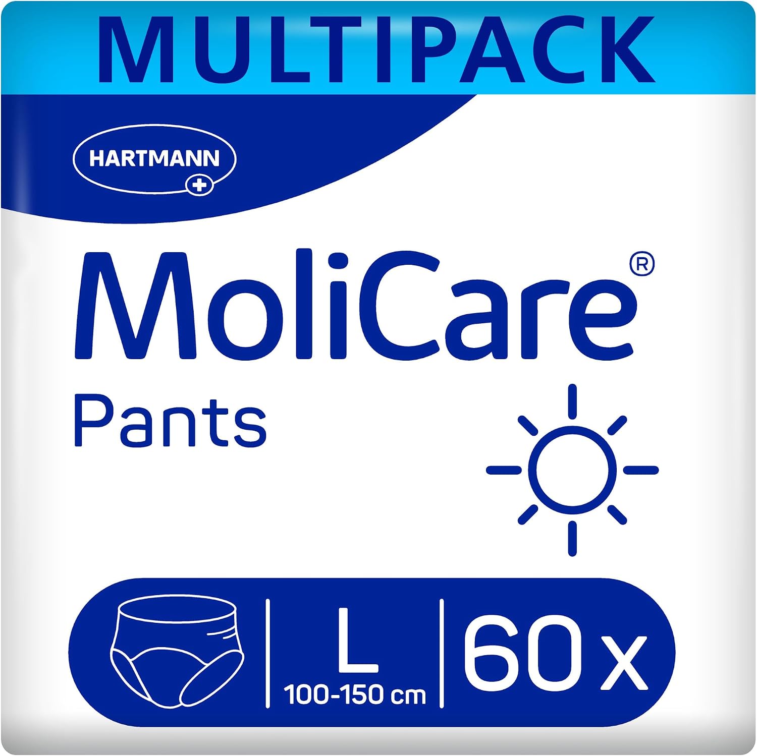 Thumbnail 6 de MoliCare Pants Day: mutande assorbenti per incontinenza moderata taglia L (100–150 cm) – 15 pezzi