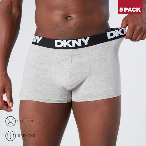 Thumbnail 6 de DKNY Portland Mens Boxers Shorts Multipack (Pack of 5) – Breathable Cotton Trunks