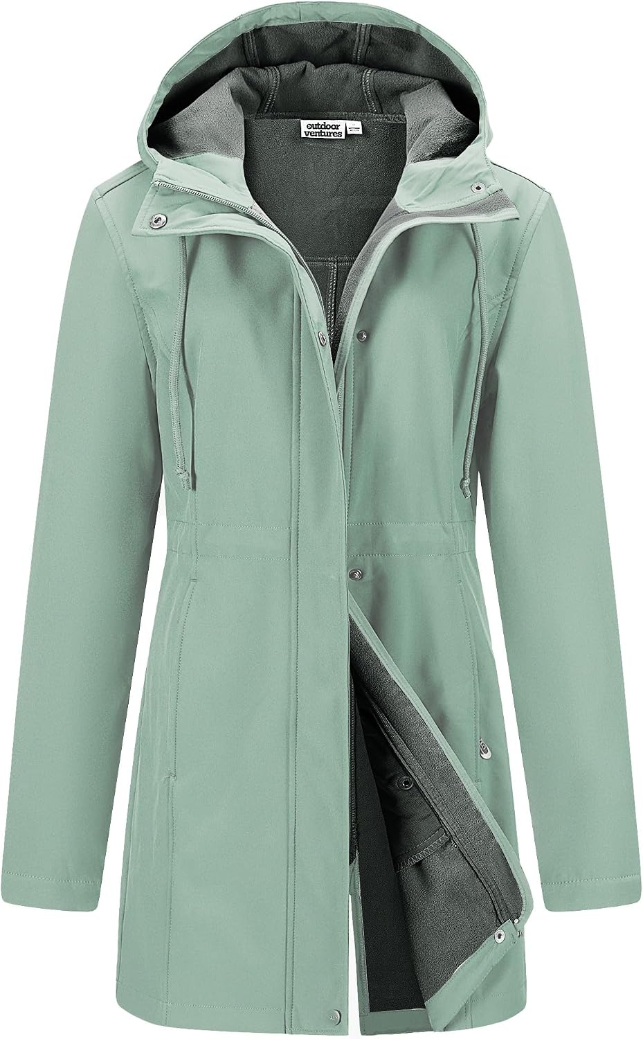 Thumbnail 6 de Outdoor Ventures Softshell Jacket for Women – Rain Jacket with Hood, Breathable Waterproof Windbreaker