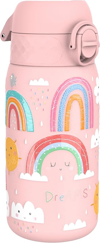 Detalle de ion8 Botella Agua Inox 400 ml para niños 🚰