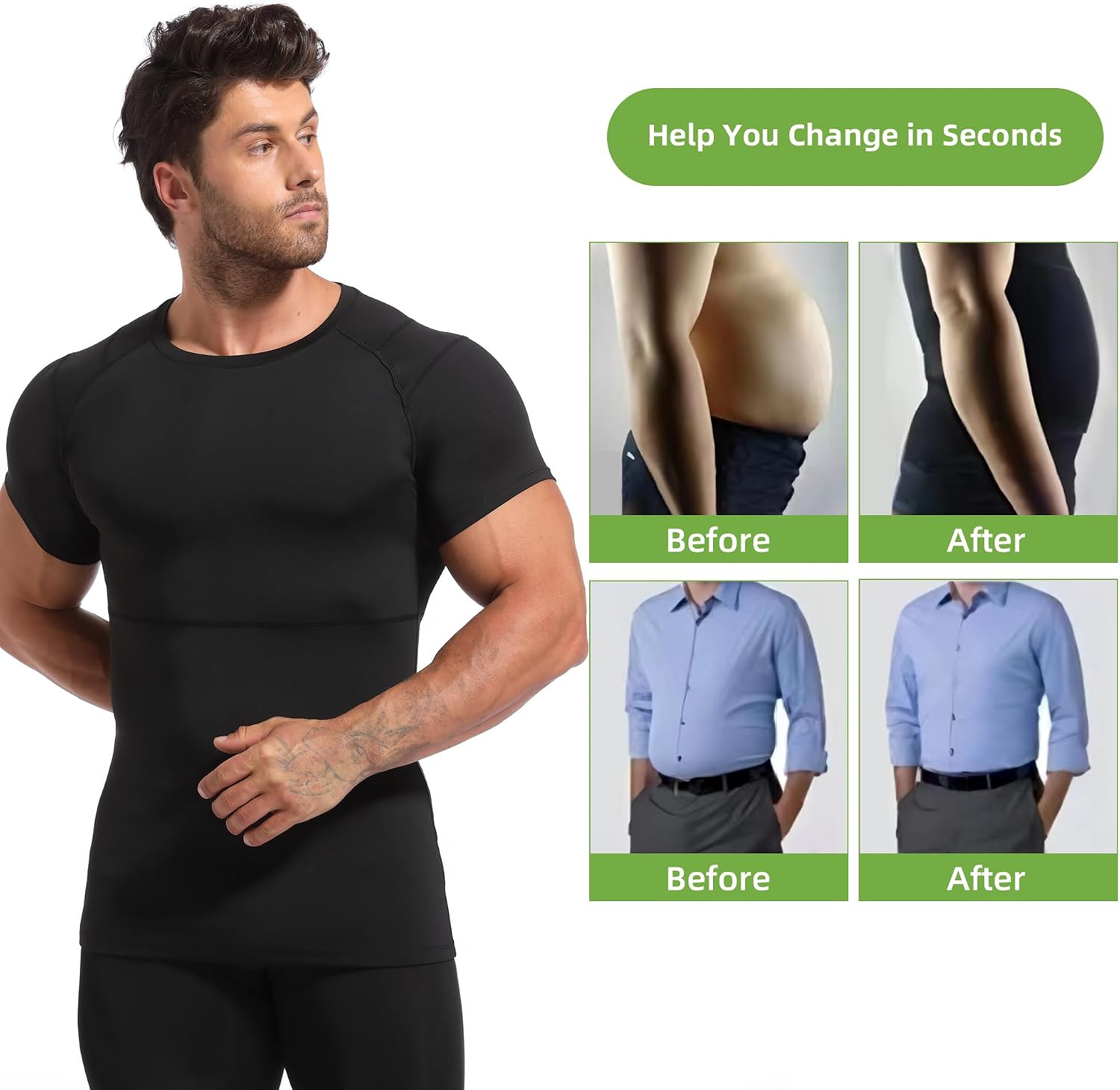 Thumbnail 6 de Lgtfy 4D Mens Compression Shirt