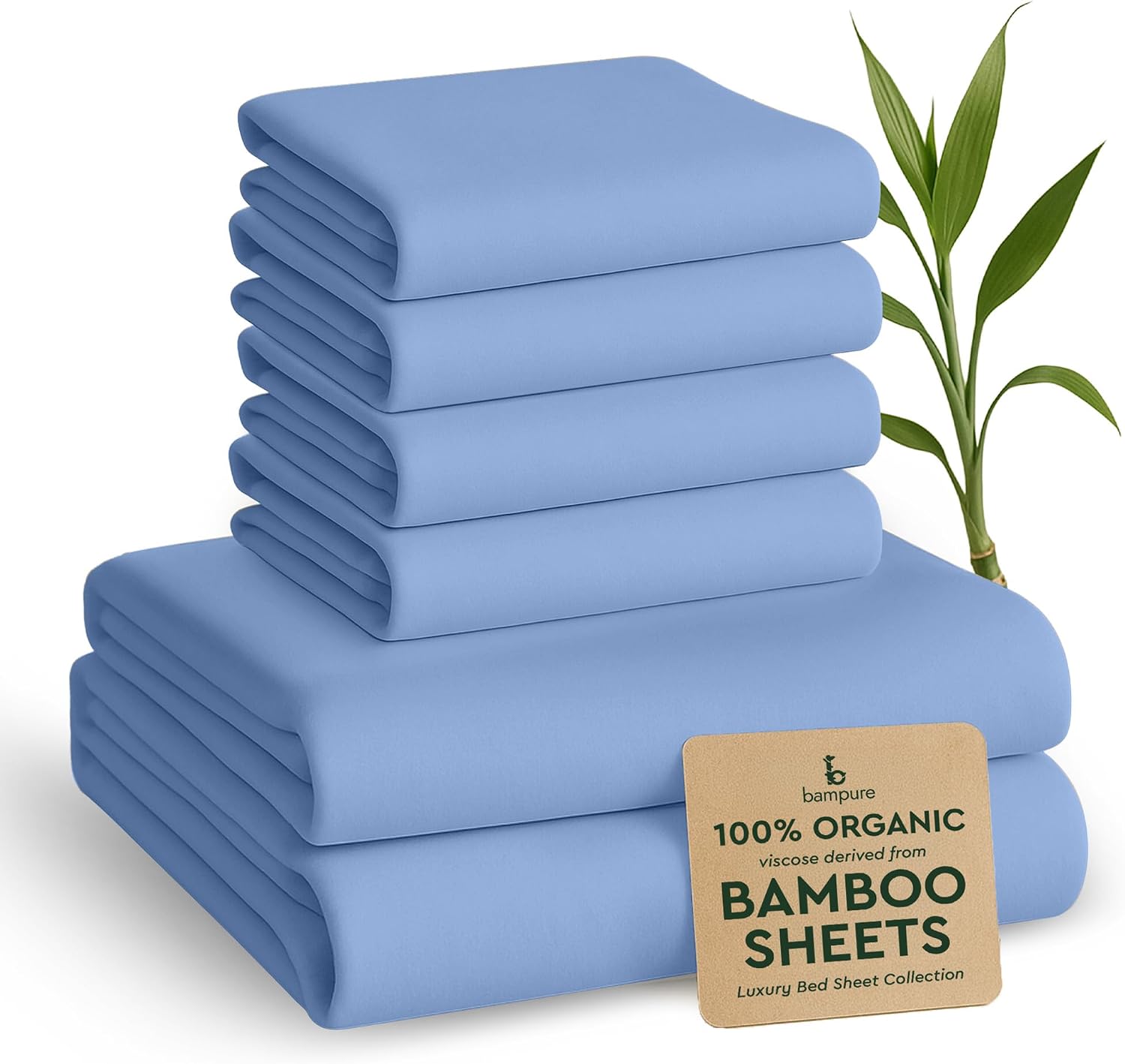 Thumbnail 5 de BAMPURE Bamboo Rayon Sheets Queen Size