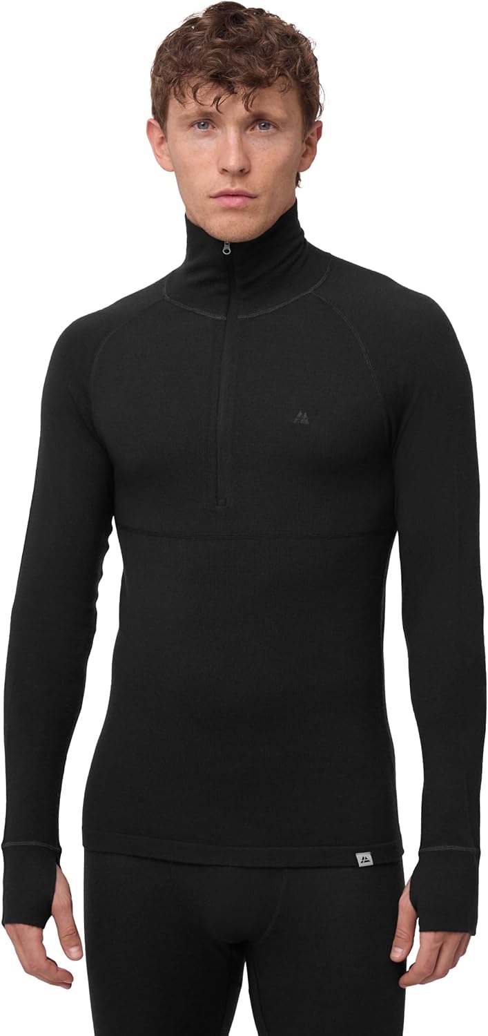 Thumbnail 5 de Danish Endurance T-Shirt thermique manches longues en laine mérinos (avec ou sans demi-zip) pour homme