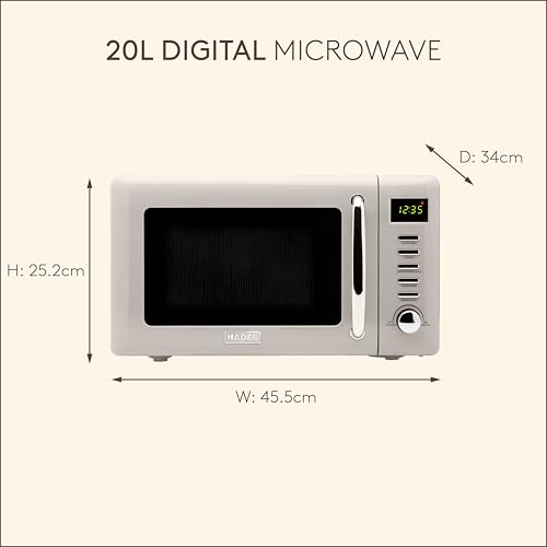Thumbnail 7 de HADEN Microwave 20L 800W 5 Power Levels (Cotswold Putty) – A Practical Kitchen Companion