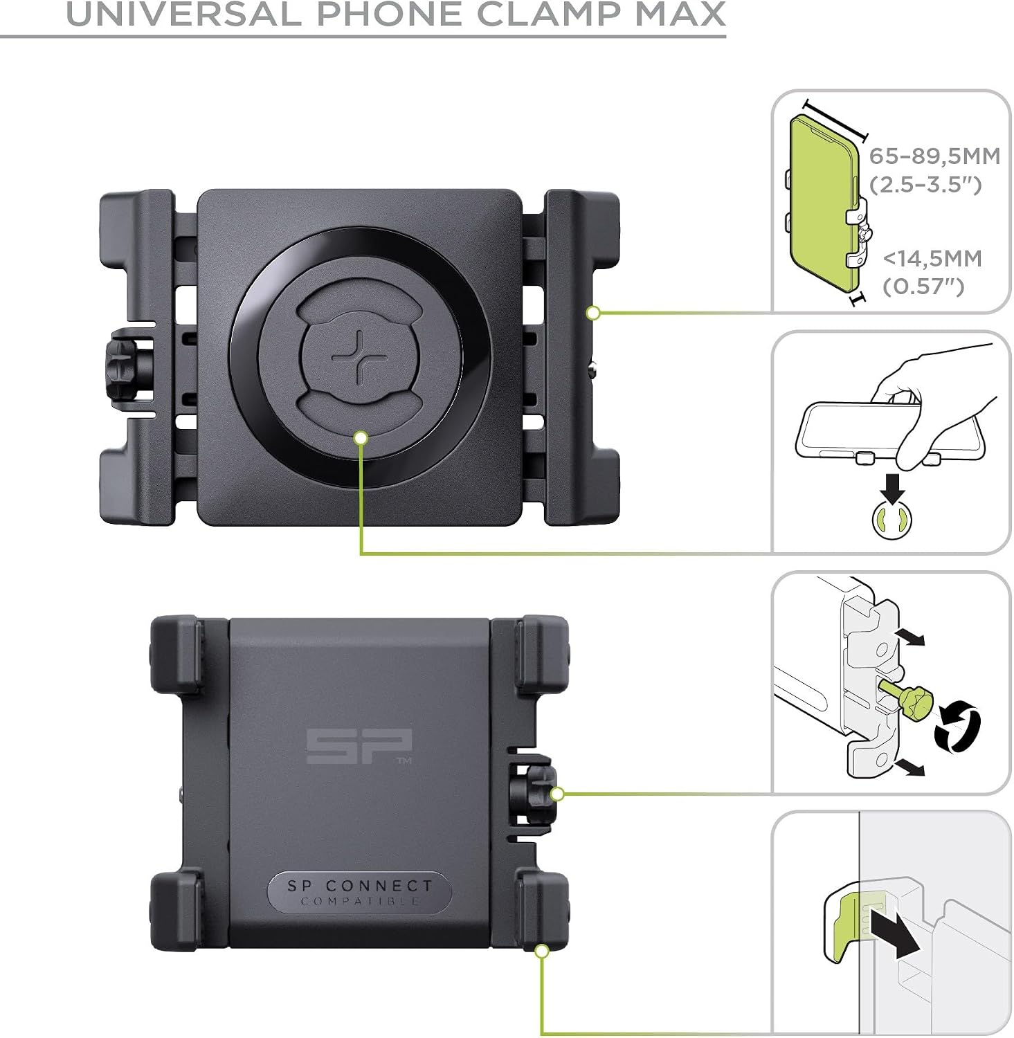 Thumbnail 2 de SP CONNECT Micro Stem Mount Pro Clamp