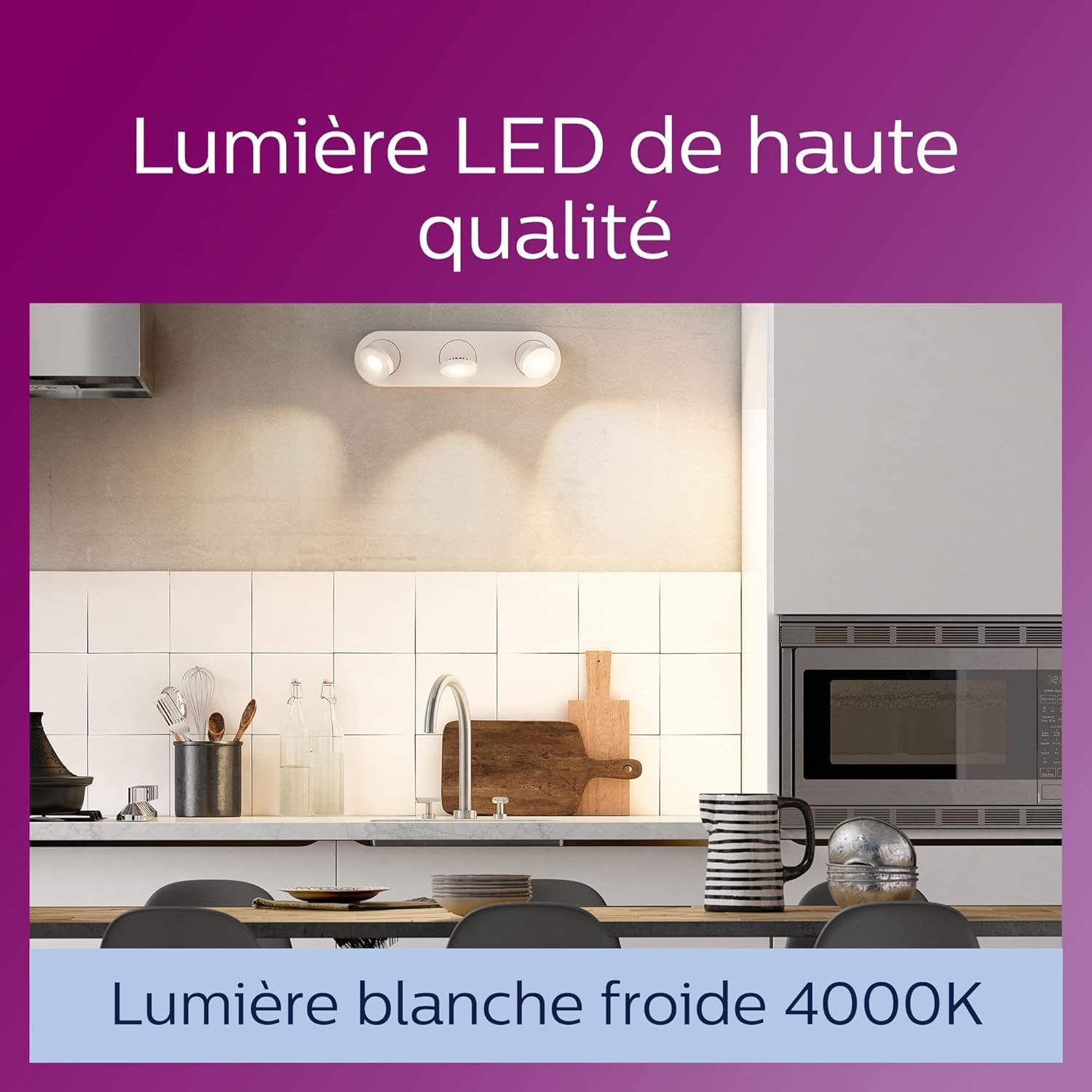 Detalle de Philips LED classic ampoule GU10 4000K