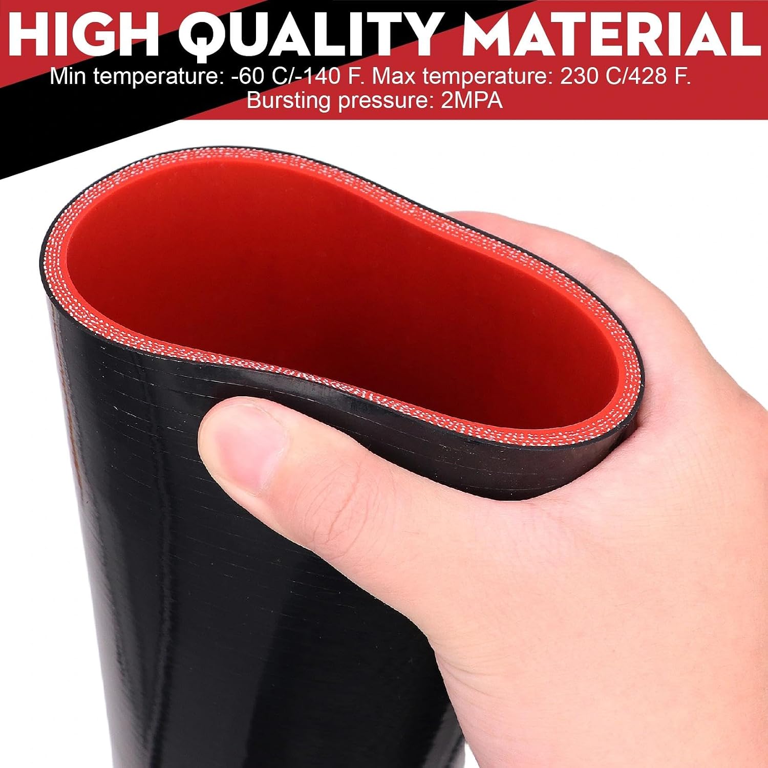 Detalle de Silicone Hose Coupler 89 mm ID