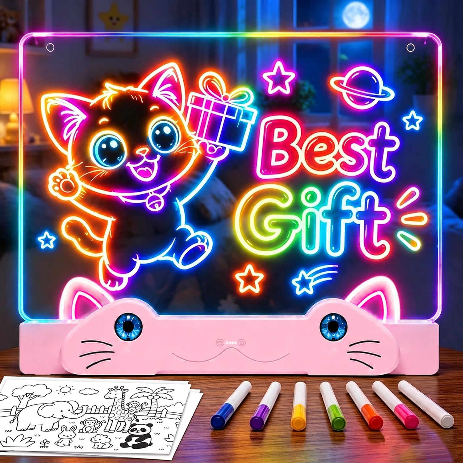 Detalle de LED Drawing Board for Kids, 16-Inch