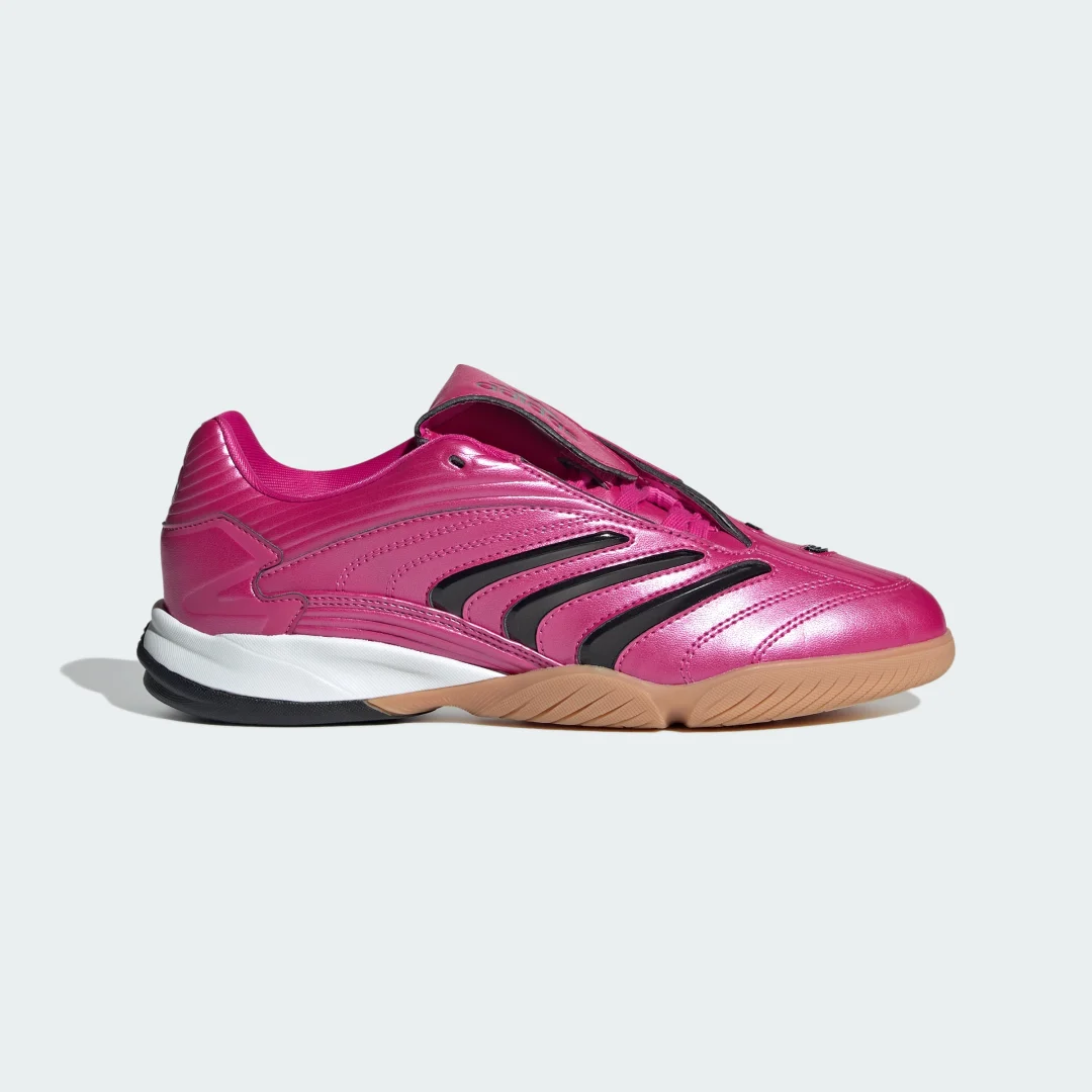 Detalle de Zapatilla Predator Sala de Adidas — color Rosa para uso en interior