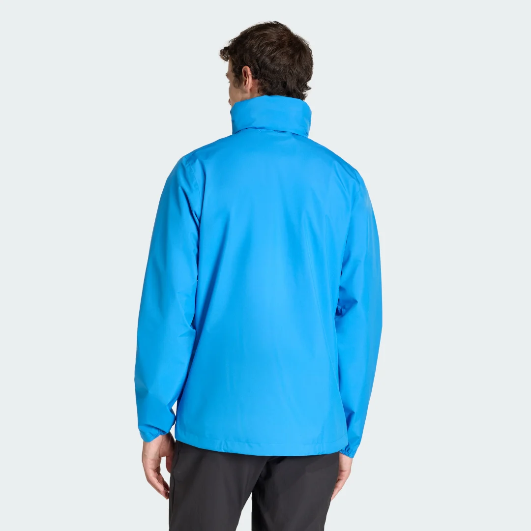 Detalle de Chubasquero Multi Essentials 2L de Adidas – azul, para lluvia diaria