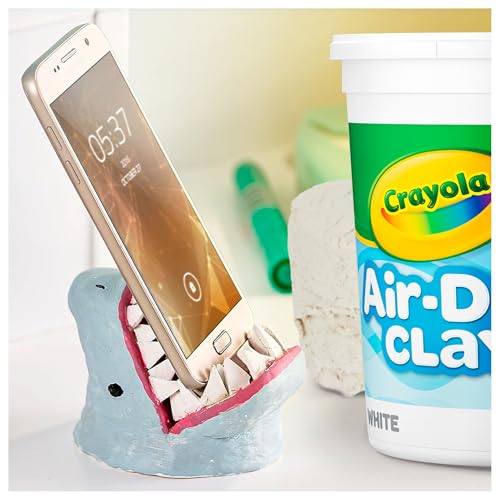 Detalle de Crayola Air Dry Clay (5lbs) – Natural White Bulk Modeling Clay for Classroom Projects