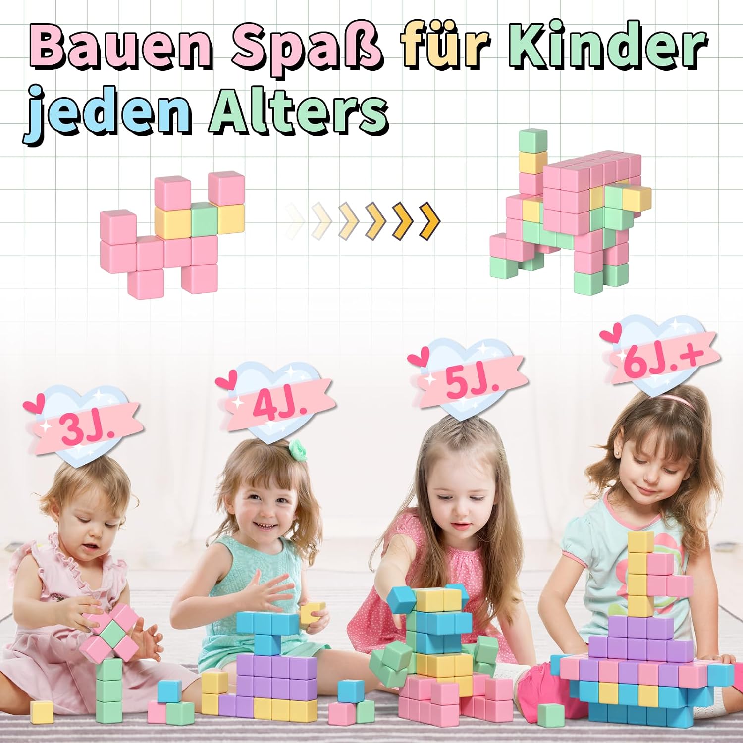 Thumbnail 3 de Apluses Magnetische Bausteine – Konstruktionsspielzeug ab 3 Jahre