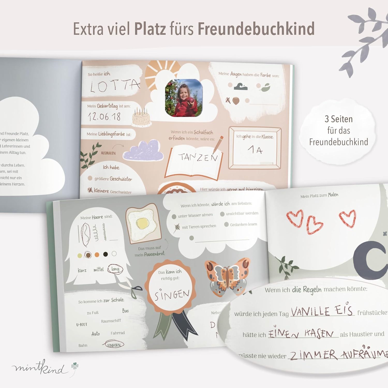 Thumbnail 5 de mintkind Meine Schulfreunde Freundebuch