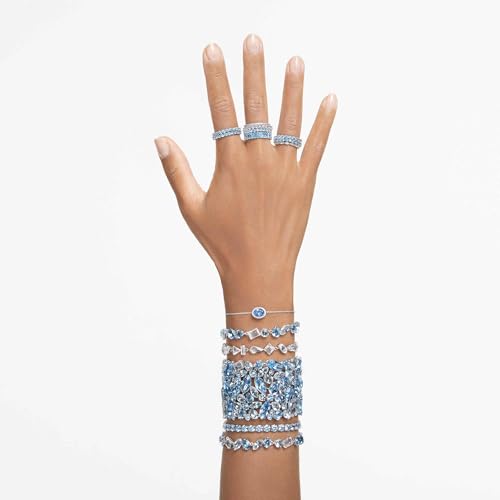 Thumbnail 6 de Swarovski Pulsera Constella, cristales azules, talla ovalada 💍