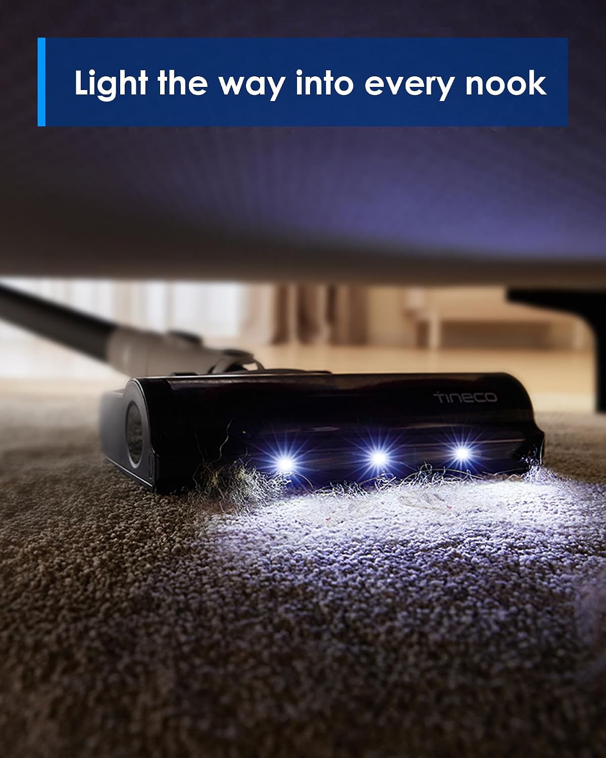 Thumbnail 6 de Tineco A20 Cordless Stick Vacuum with 1 L Bin, 3 Modes and LED Headlight