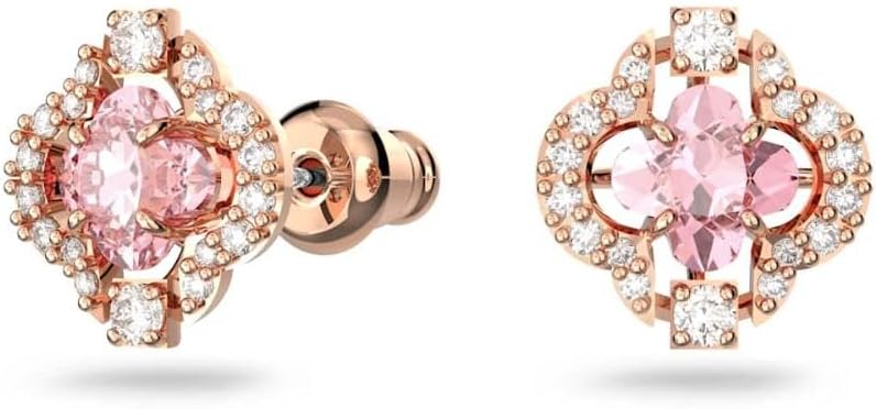 Detalle 2 de Swarovski Necklace and Earring Set, Rose-Gold Tone Plated