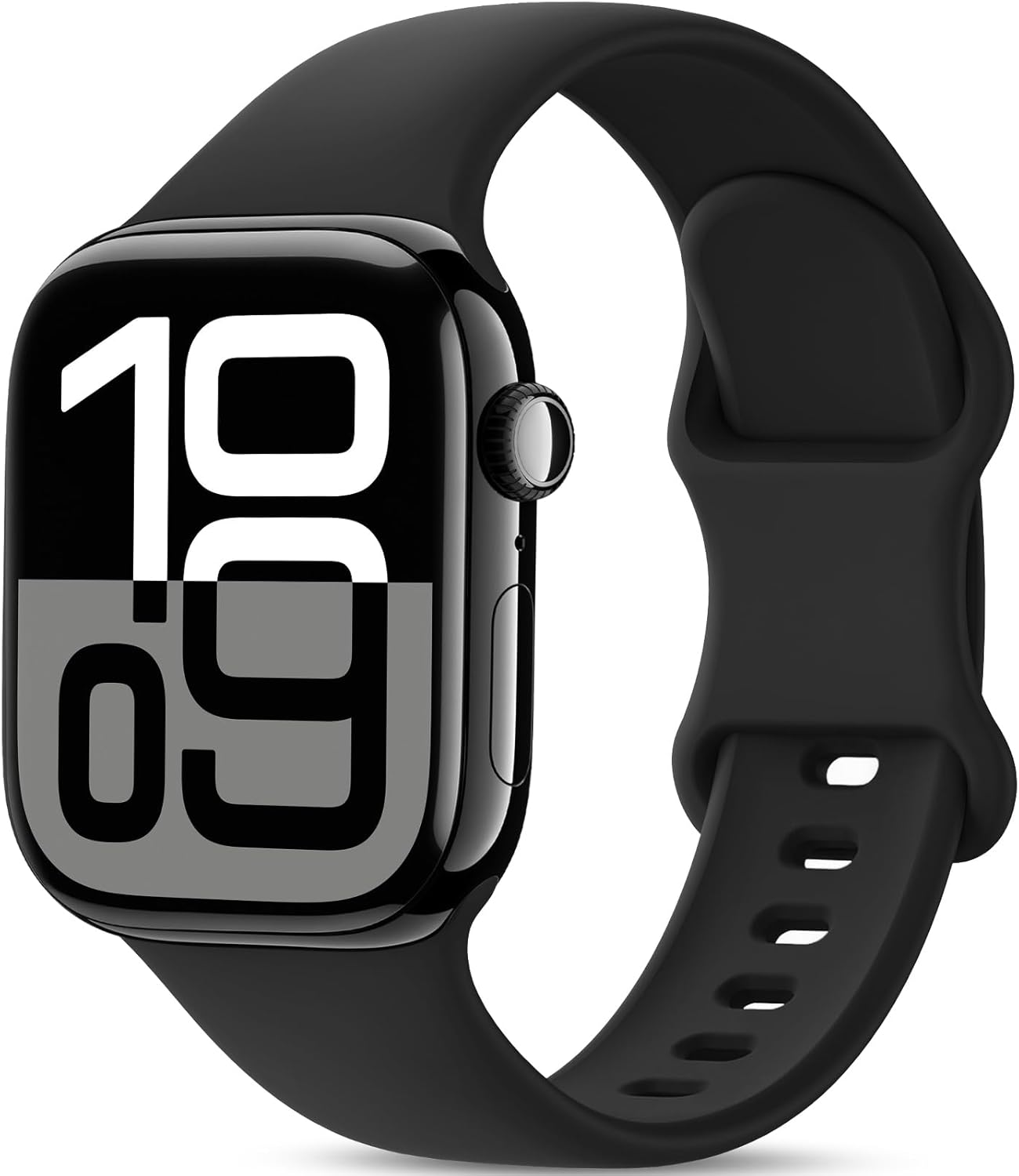 Thumbnail 6 de DigiHero Sport Strap for Apple Watch – Klein Blue, Soft Silicone, 38–49mm