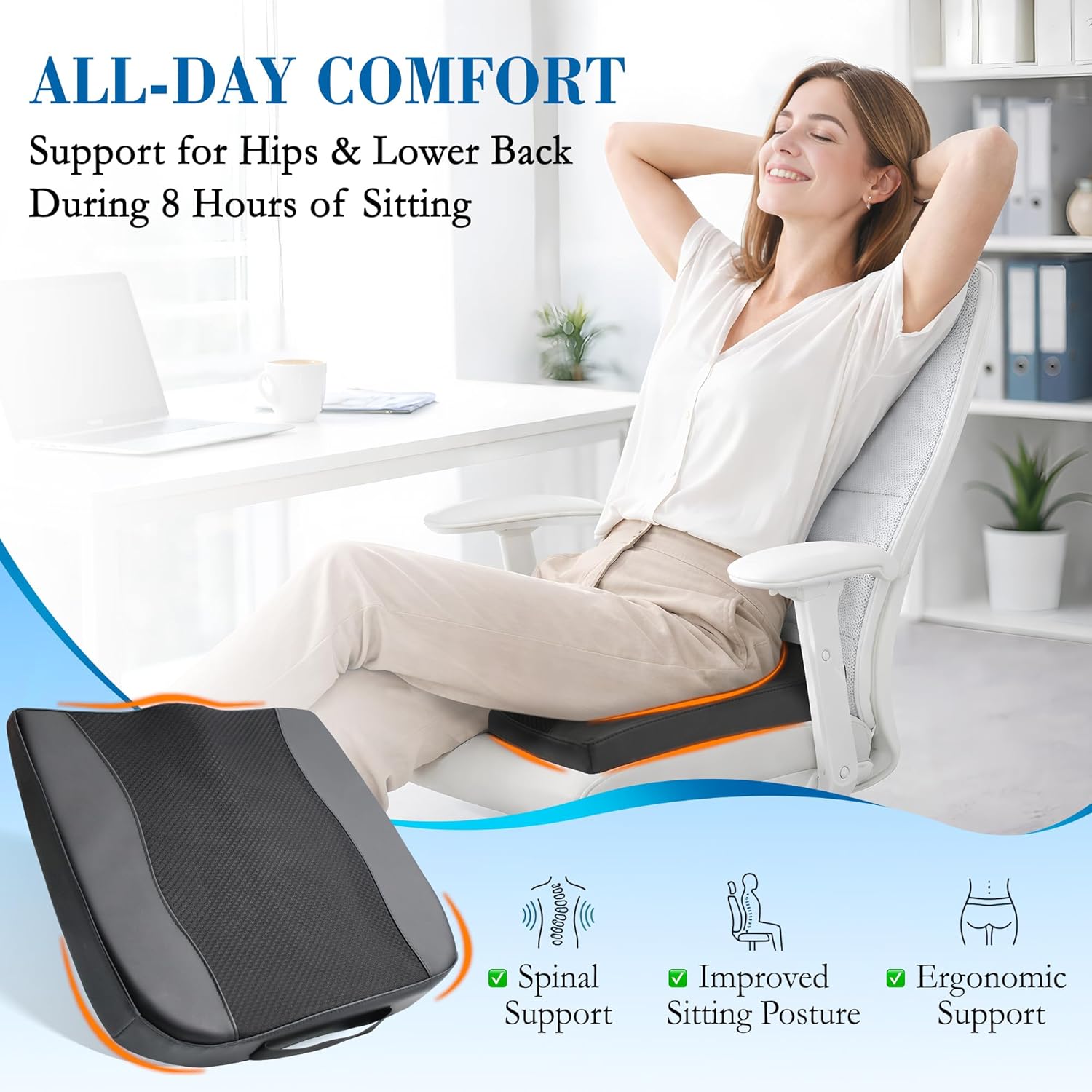 Detalle 2 de Lofty Aim Car Seat Cushion 2.5 in