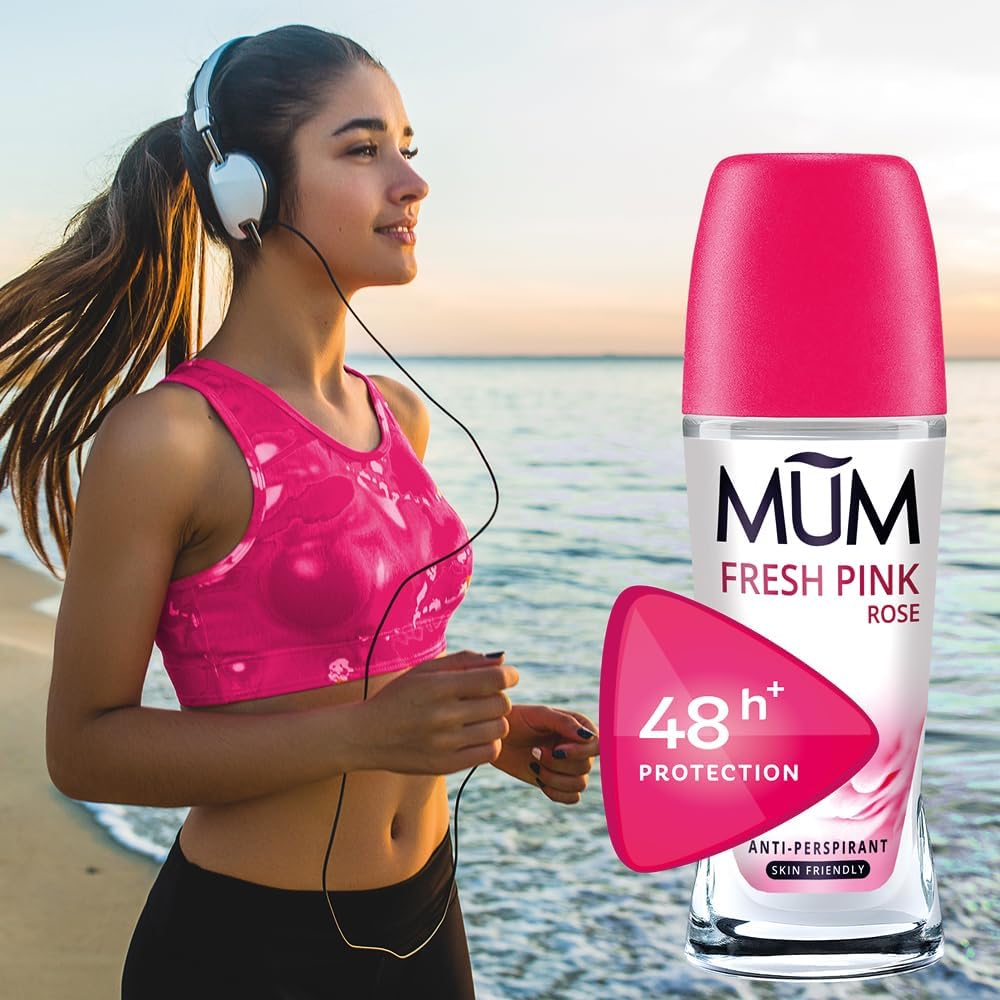 Thumbnail 4 de Mum Fresh Pink Rose Perfumed Roll-On Deodorant 50 ml (Pack of 6)